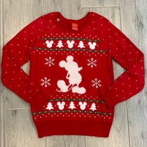 Disney Women’s S Small Christmas Mickey Sweater